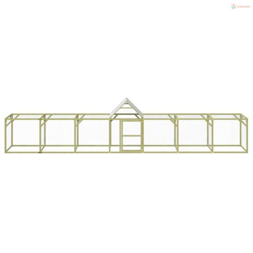 Impregnált tömör fenyőfa tyúkól 700 x 100 x 150 cm