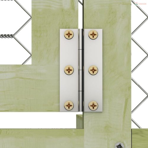 Impregnált tömör fenyőfa tyúkól 200x100x150 cm