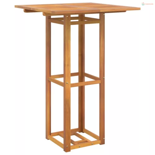 3 részes tömör akácfa kültéri bárgarnitúra