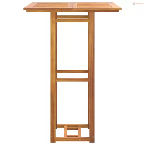 3 részes tömör akácfa kültéri bárgarnitúra