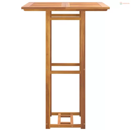 5 részes tömör akácfa kültéri bárgarnitúra