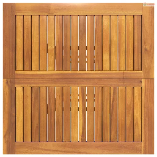 5 részes tömör akácfa kültéri bárgarnitúra