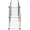 12 paneles fekete acél kisállatketrec ajtóval 35 x 35 cm