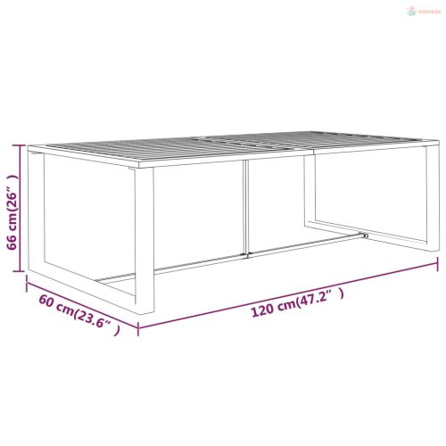 7 részes antracitszürke alumínium kerti ülőgarnitúra párnákkal