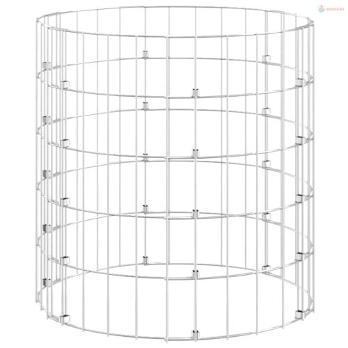 Horganyzott acél kerti komposztáló Ø50 x 50 cm