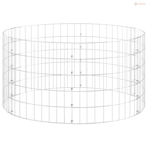 Horganyzott acél kerti komposztáló Ø100 x 50 cm