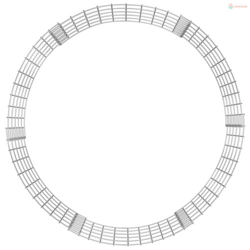 Horganyzott acél kerti komposztáló Ø100 x 50 cm