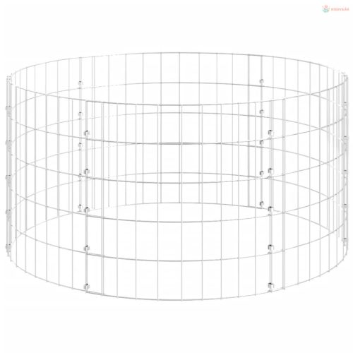 Horganyzott acél kerti komposztáló Ø100 x 50 cm