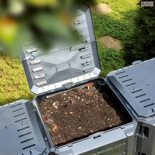 Fekete kerti komposztáló 380 L