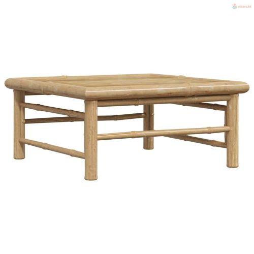 Bambusz kerti asztal 65 x 65 x 30 cm