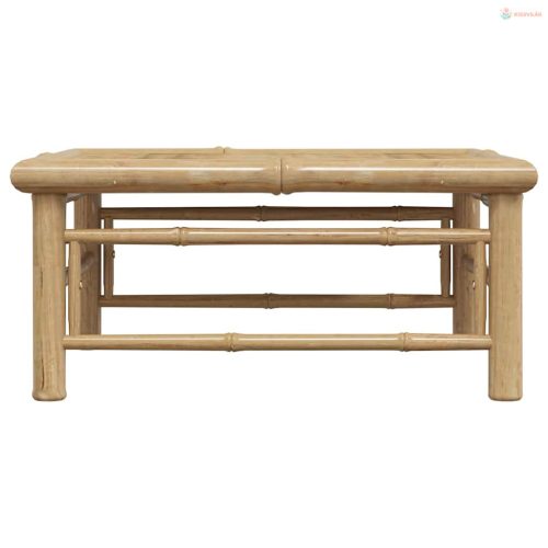 Bambusz kerti asztal 65 x 65 x 30 cm