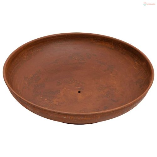 Acél tűztál 57 cm