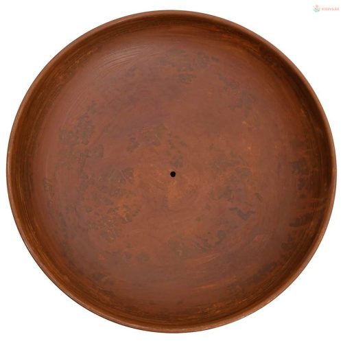 Acél tűztál 57 cm