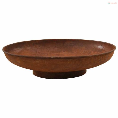 Acél tűztál 80 cm