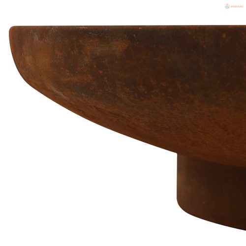 Acél tűztál 80 cm