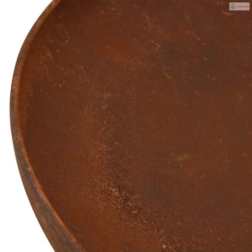 Acél tűztál 80 cm