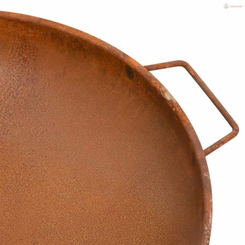 Acél tűztál 67,5 x 58 x 22,5 cm