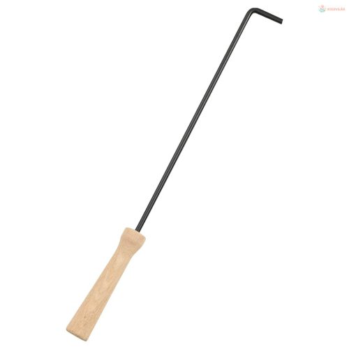 2 az 1-ben acél tűztál és grillező piszkavassal 56 x 56 x 49 cm