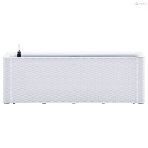 Fehér kerti magaságyás önöntöző rendszerrel 100 x 43 x 33 cm