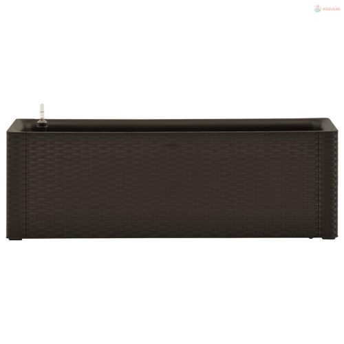 Mokkaszínű kerti magaságyás öntözőrendszerrel 100 x 43 x 33 cm