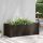 Kávészínű kerti PP magaságyás 100 x 43 x 35 cm