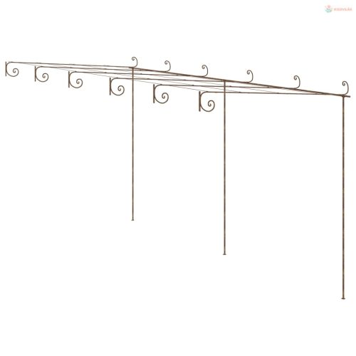 Antik barna vas kerti pergola 6 x 3 x 2,5 m