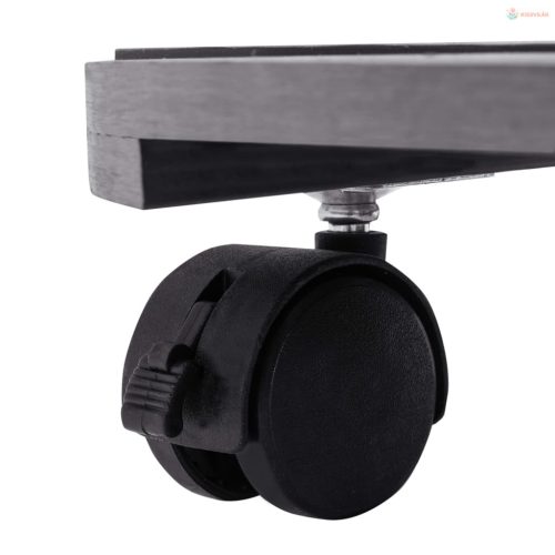 4 db szürke WPC kerekes növénytartó Ø30 x 7,5 cm