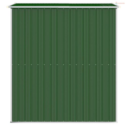 Zöld horganyzott acél kerti fészer 192 x 191 x 223 cm