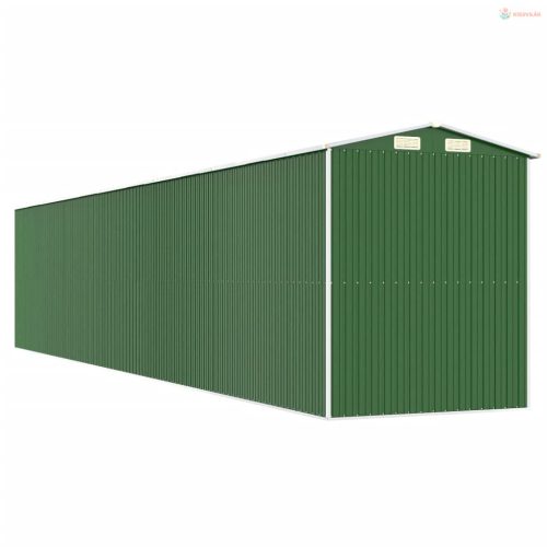 Zöld horganyzott acél kerti fészer 192x1021x223 cm