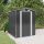 Antracitszürke horganyzott acél kerti fészer 192 x 191 x 223 cm