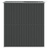 Antracitszürke horganyzott acél kerti fészer 192 x 191 x 223 cm