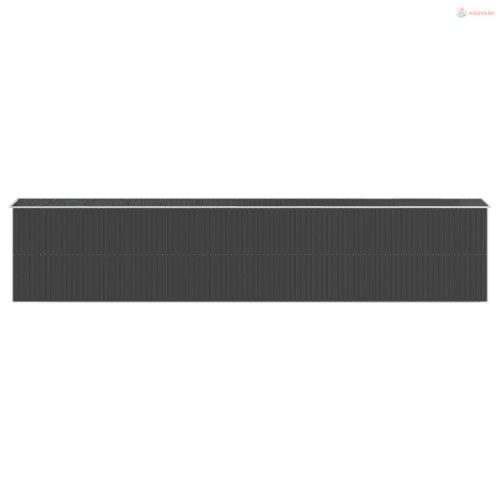 Antracitszürke horganyzott acél kerti fészer 192x1021x223 cm