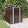 Sötétbarna horganyzott acél kerti fészer 192 x 191 x 223 cm
