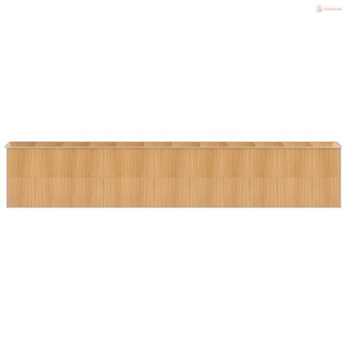 Világosbarna horganyzott acél kerti fészer 192x1021x223 cm