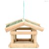 Tömör fa madáretető 35 x 29,5 x 21 cm