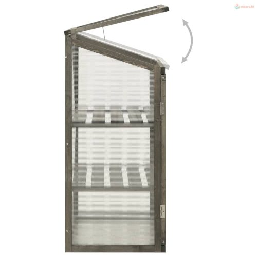 Fenyőfa melegház 60 x 45 x 100 cm