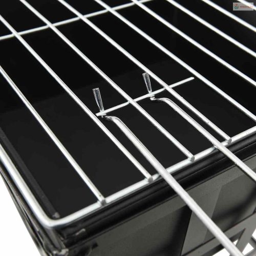 2 az 1-ben acél tűzrakó és grillező 34 x 34 x 48 cm