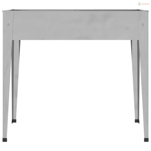 2 db horganyzott acél kerti ültetőláda