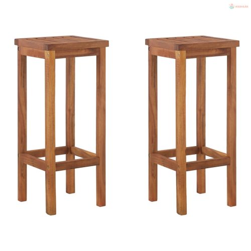 3 részes tömör akácfa kerti bárgarnitúra