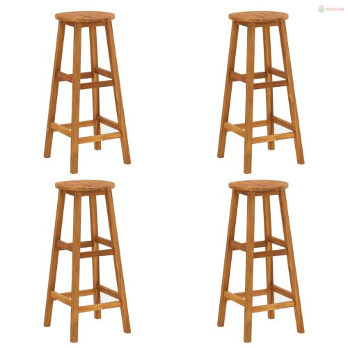 5 részes tömör akácfa kerti bárgarnitúra