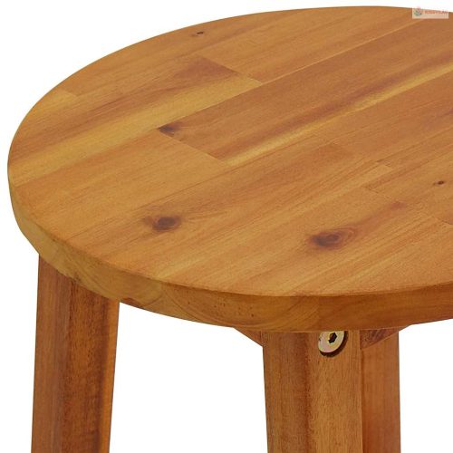 5 részes tömör akácfa kerti bárgarnitúra