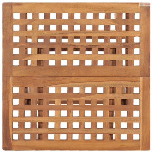 3 részes kültéri összecsukható tömör tíkfa étkezőgarnitúra