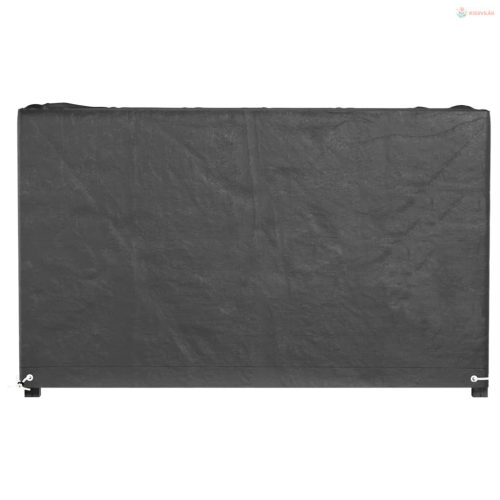 2 db téglalap alakú kerti bútorhuzat 8 fűzőlyukkal 125x55x75 cm