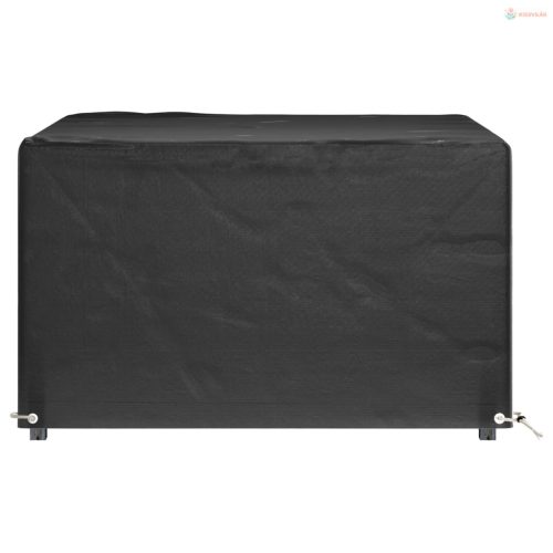 2 db négyzet alakú kerti bútorhuzat 8 fűzőlyukkal 132x132x80 cm