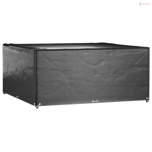2 db négyzet alakú kerti bútorhuzat 16 fűzőlyukkal 250x250x90cm