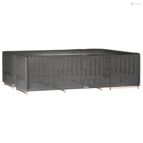 2 db téglalap alakú kerti bútorhuzat 16 fűzőlyukkal 300x200x75