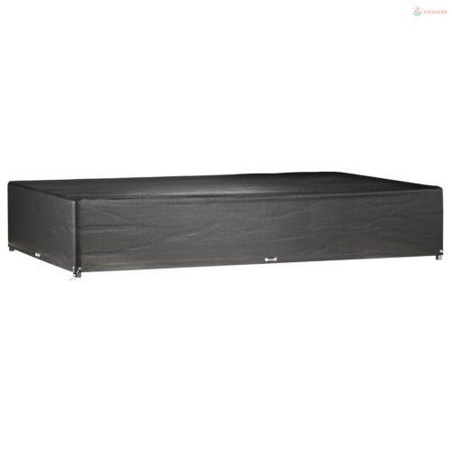 2 db téglalap alakú kerti bútorhuzat 16 fűzőlyukkal 325x205x60