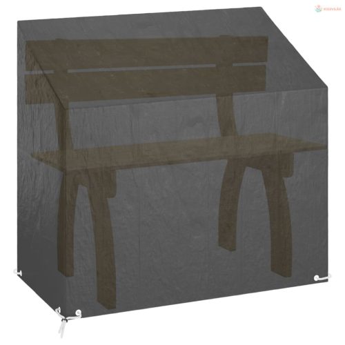 2 db polietilén kerti pad huzat 8 fűzőlyukkal 130x70x70/88 cm