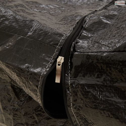 2 db fekete polietilén kerti párnatároló zsák 150 x 75 x 75 cm