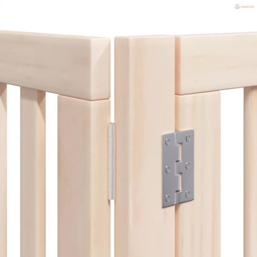 Nyárfa 12 paneles összecsukható kutyakapu ajtóval 960 cm
